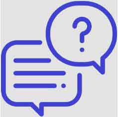 Customer support and FAQ icon for Universal Management & Contracting Corp services.